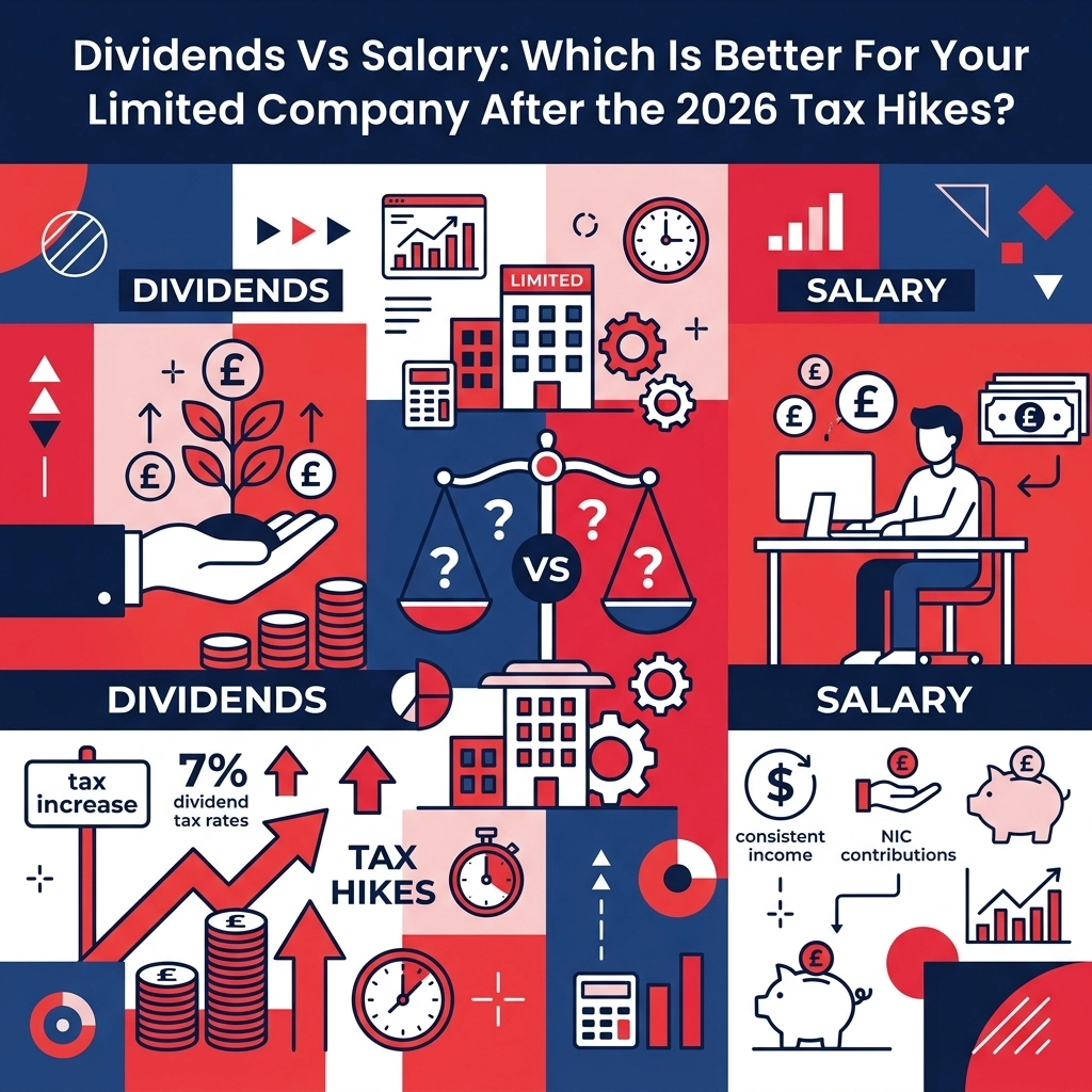 Dividends Vs Salary: Which Is Better For Your Limited Company After the 2026 Tax Hikes?
